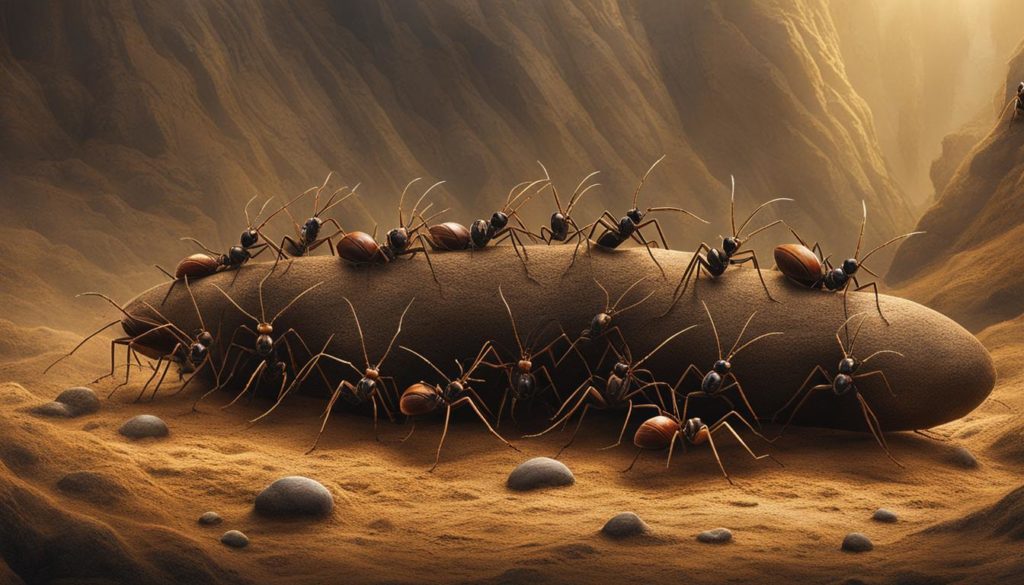 Ameisenkraft und Ameisen Tiergeist