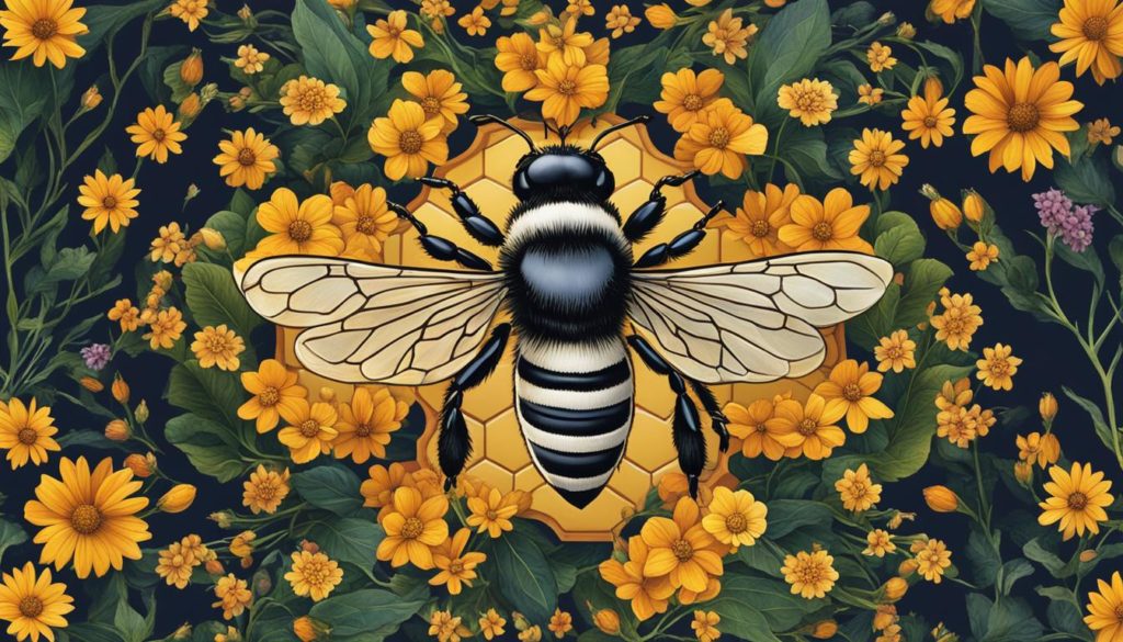 Biene als Symbol für Gemeinschaft