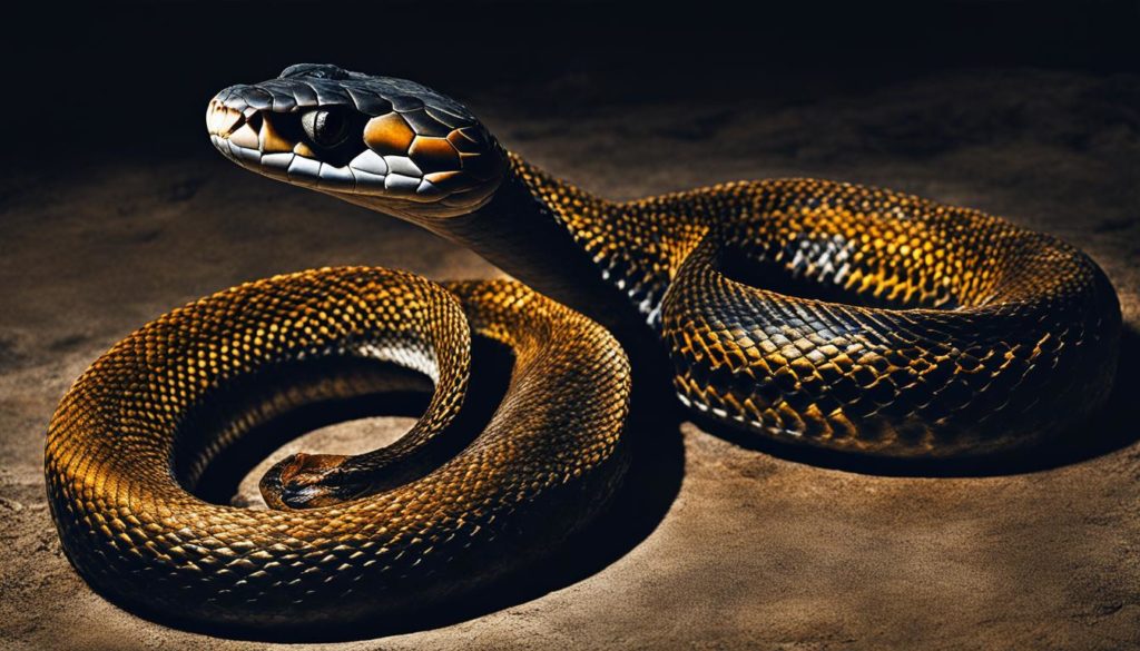 Kobra Symbolisiert Gefahr