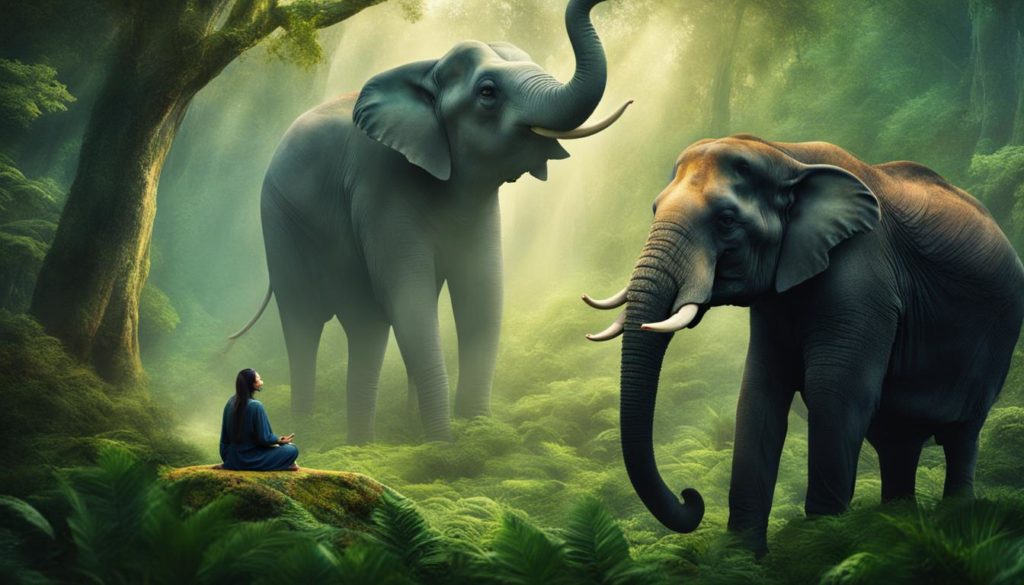 Krafttier-Meditation mit dem Waldelefanten