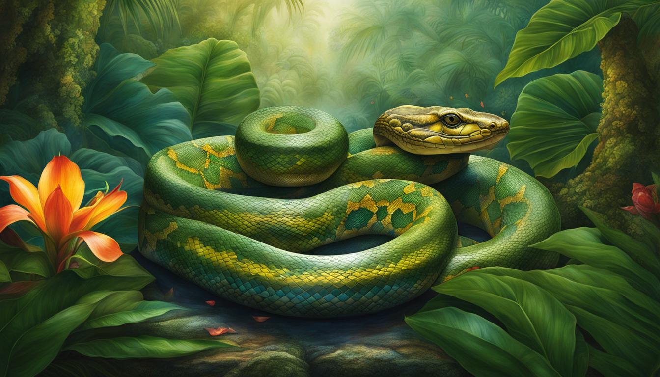 Krafttier Python: Umschlingende Weisheit