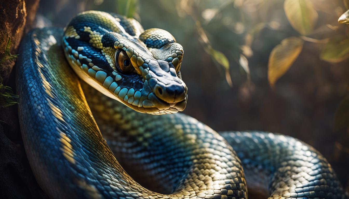 Krafttier Python: Umschlingende Weisheit