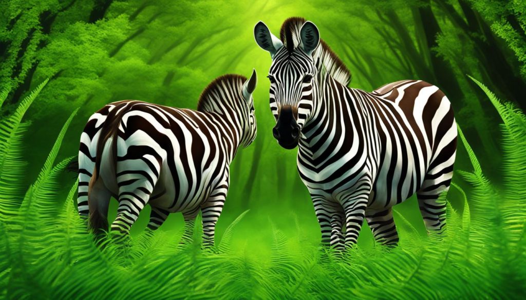Krafttier Zebra