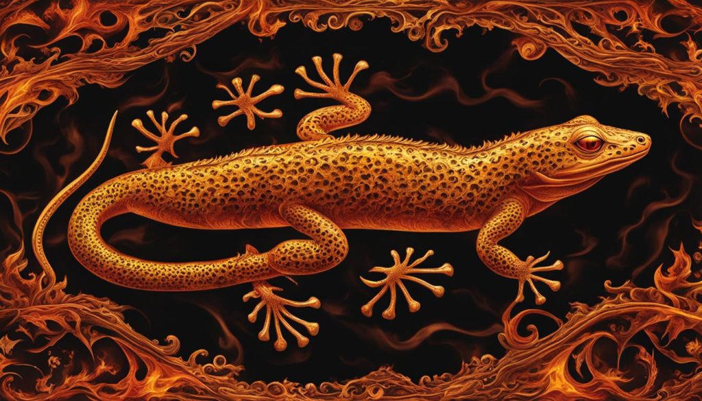 Symbolik des Salamanders