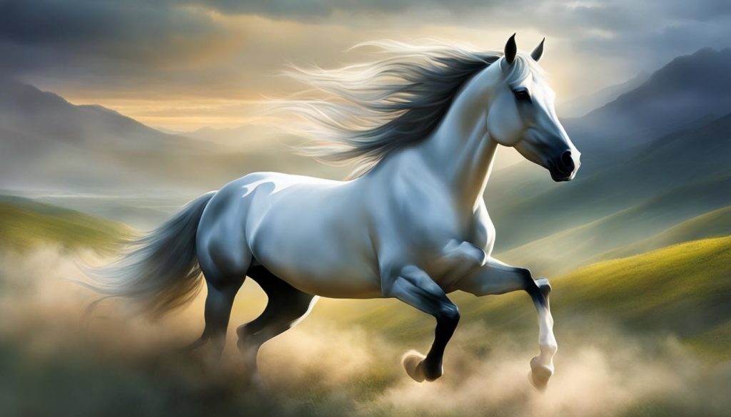Symbolisches Bild eines Pferdes