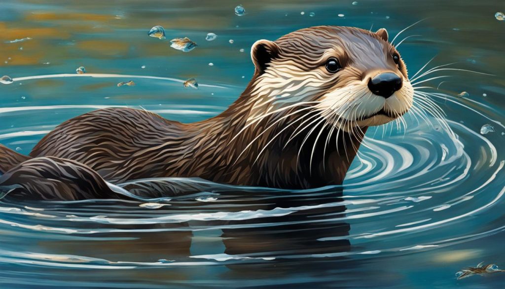 animalische Energie des Otters