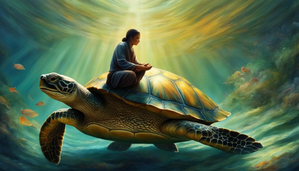 spirituelle Übungen und Rituale mit der Schildkröte