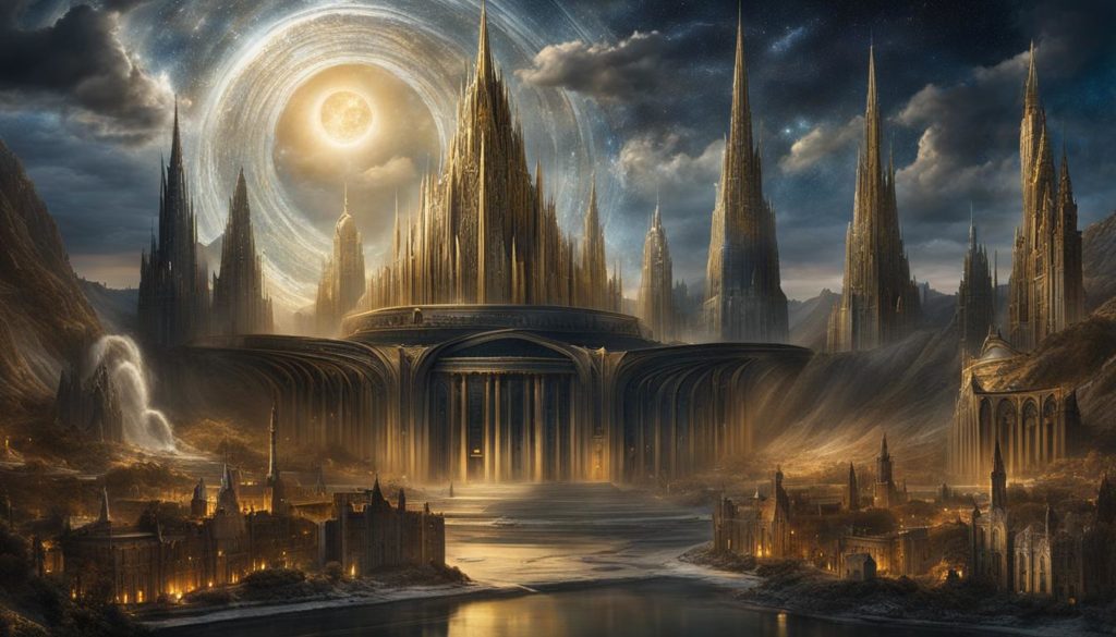 Asgard, die himmlische Stadt in der nordischen Mythologie