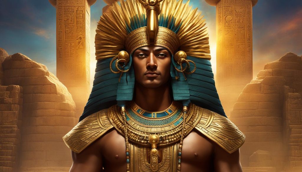 Darstellung Amuns in ägyptischer Religion
