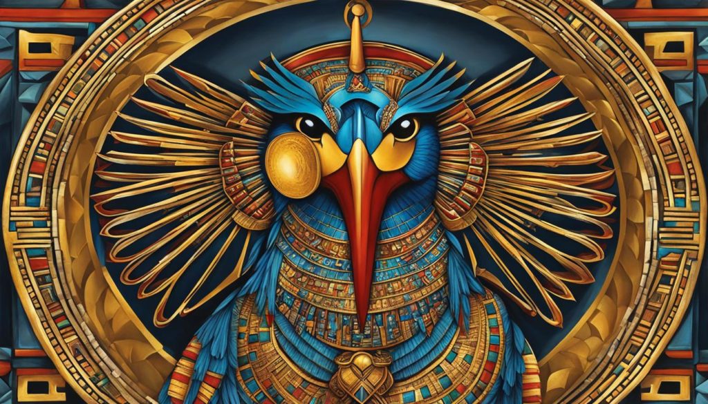 Darstellung des Horus in der ägyptischen Kultur