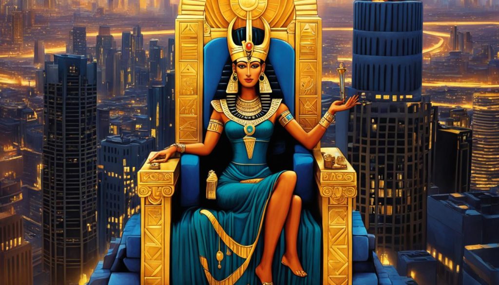 Die stadttelnde Wirkung der Göttin Hathor