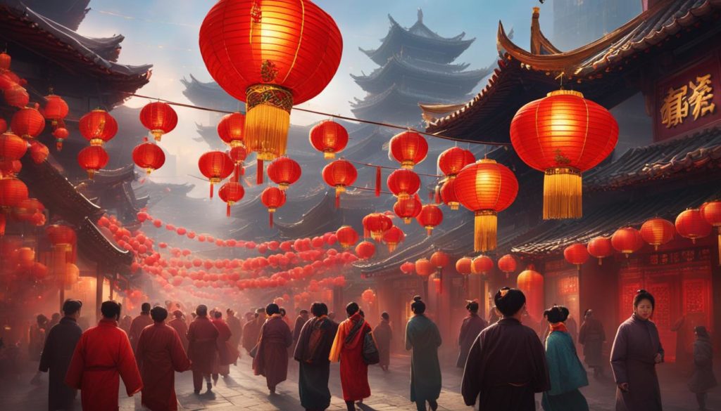 Feierlichkeiten zum chinesischen Neujahr 2024