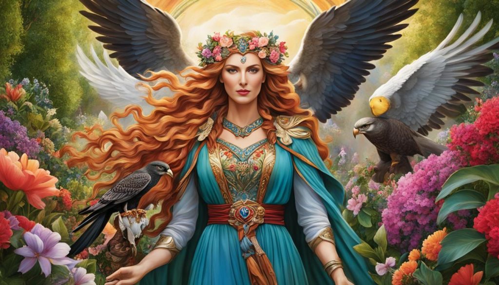 Freyja in der nordischen Göttinwelt