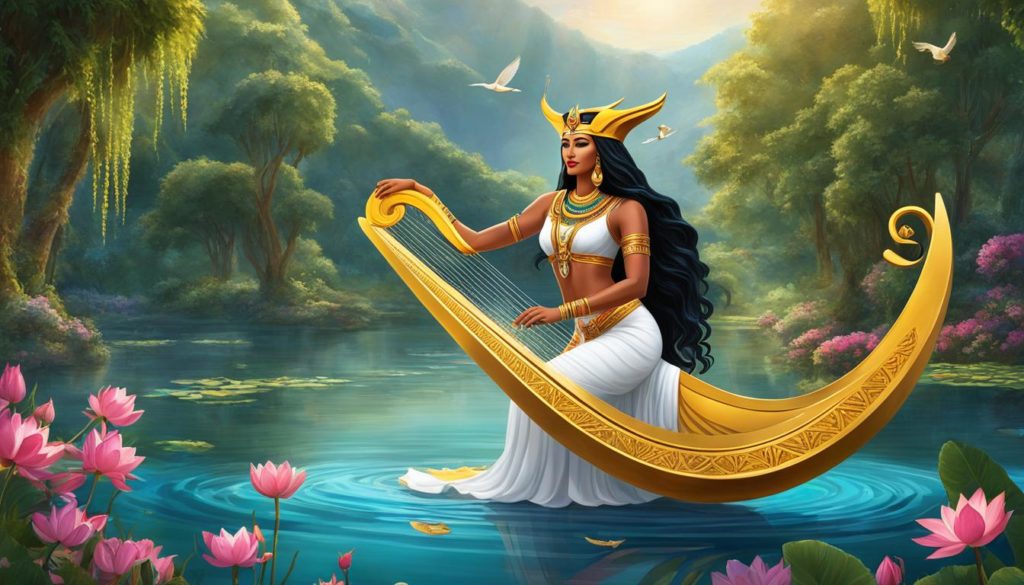 Hathor-Göttin der Musik und Liebe