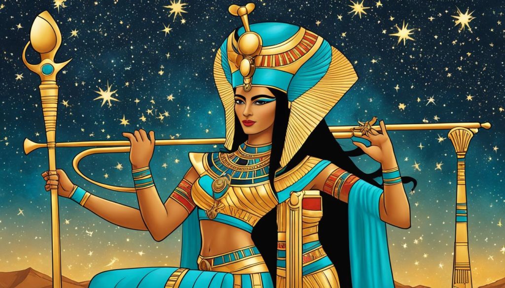 Hathor als Himmelsgöttin in der ägyptischen Mythologie