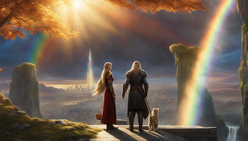 Idun und Odin in Asgard