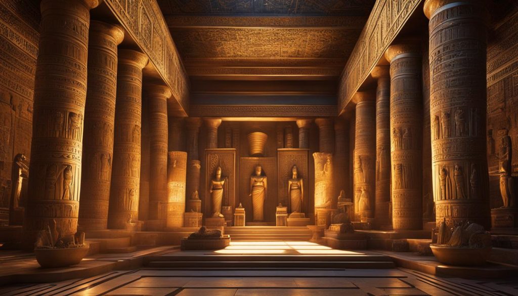 Isis-Tempel im alten Ägypten