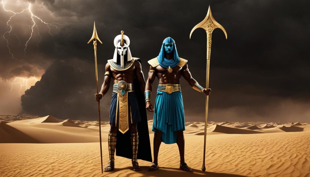 Seth und Osiris in der ägyptischen Mythologie
