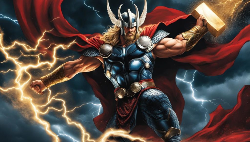 Thor und sein Hammer Mjölnir