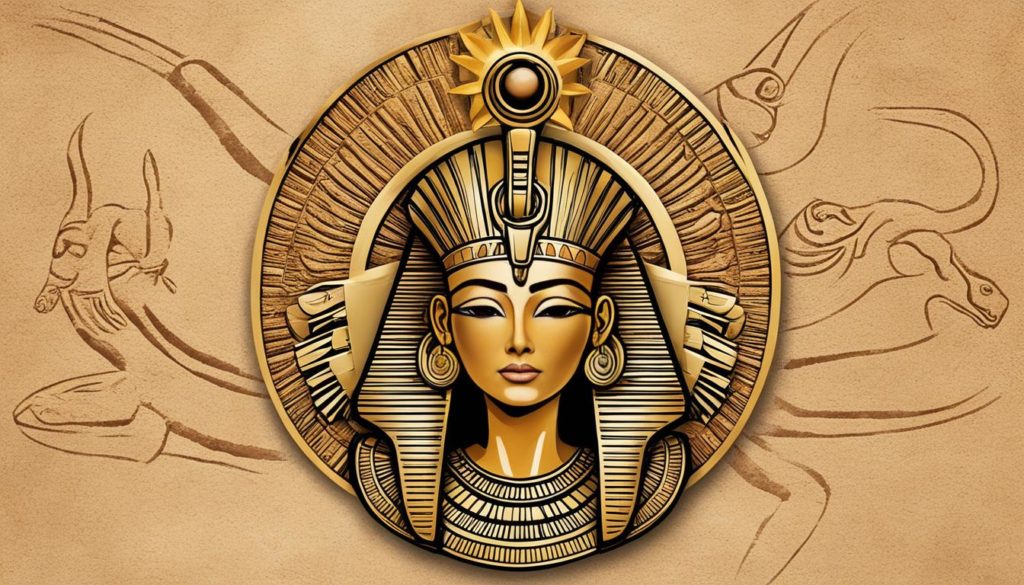 Ägyptische Darstellung der Göttin Serqet