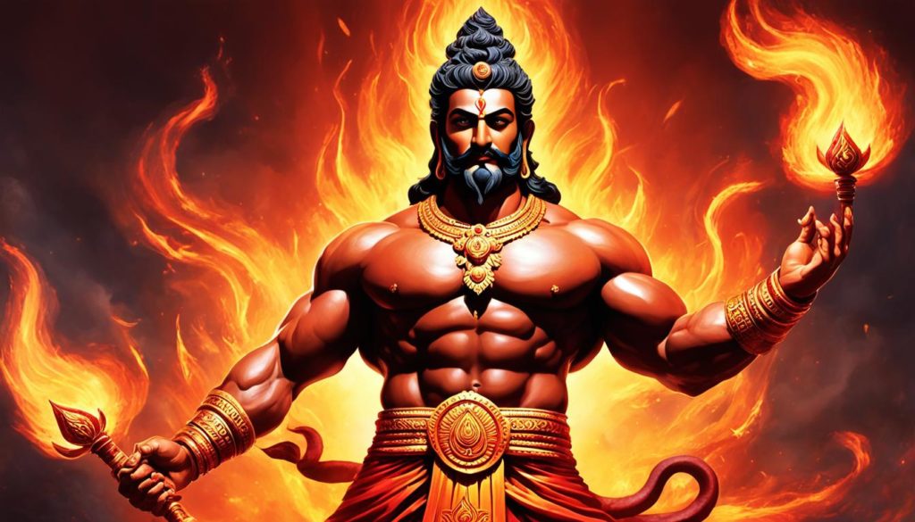 Agni - Gott des Feuers in der Hindu Mythologie