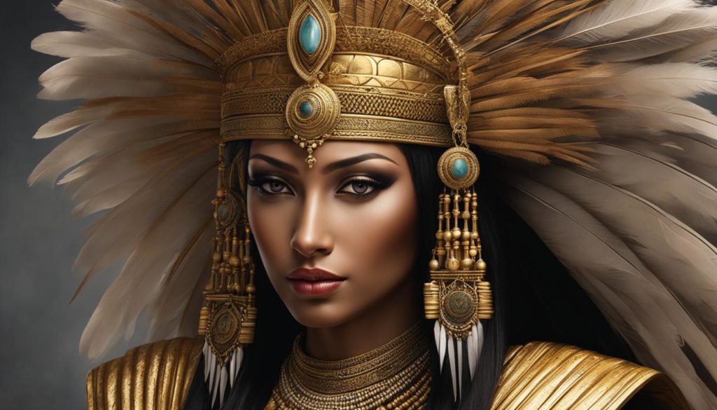 Die Darstellung der Göttin Anuket in ägyptischer Kunst
