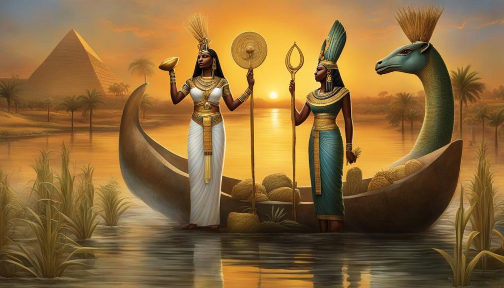 Die Verbindung zwischen Anuket, Isis und Osiris