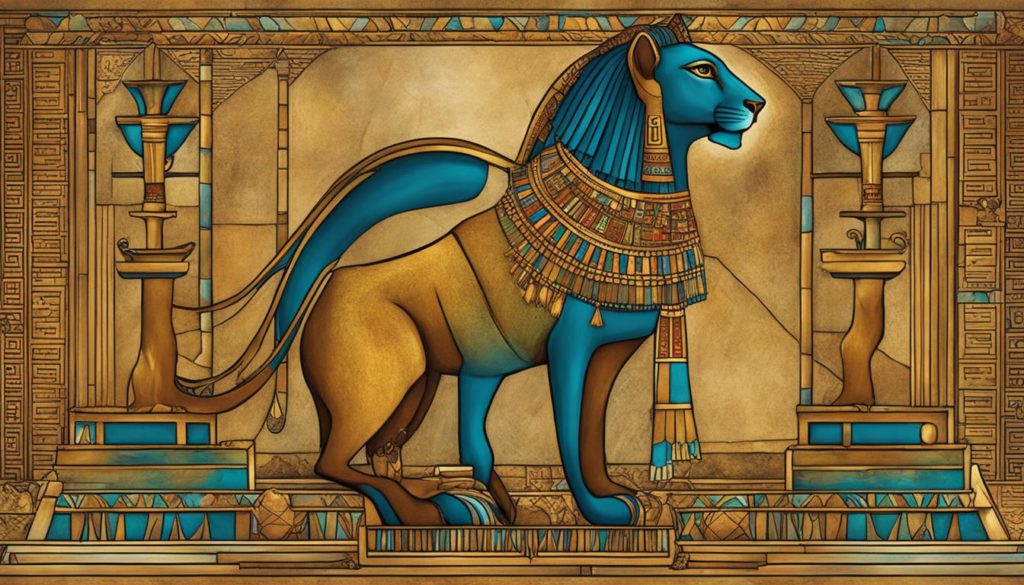Göttin Tefnut ägyptische Mythologie