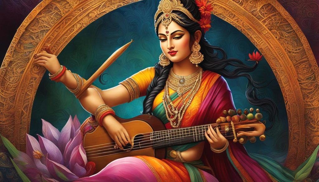 Göttin des Wissens Saraswati