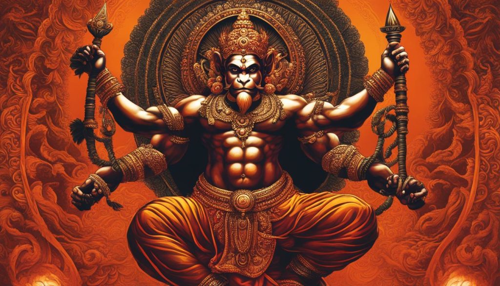 Hanuman - Demonstrating Strength and Devotion