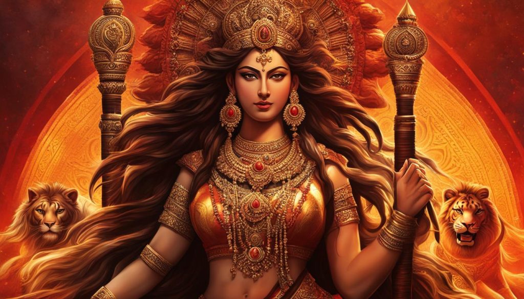 Hinduistische Göttin Durga