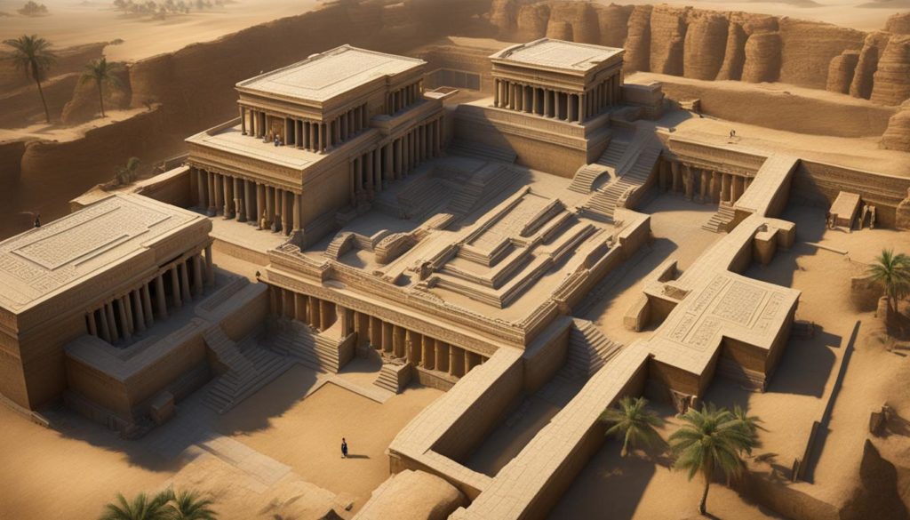 Imhotep-Tempel Archäologie