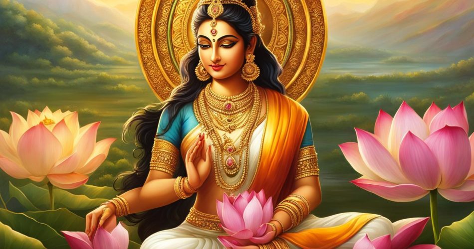 Lakshmi - Göttin des Wohlstands und Glücks