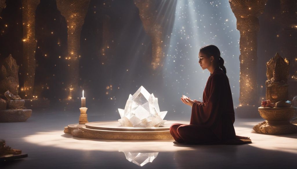 Meditation mit Kristallen
