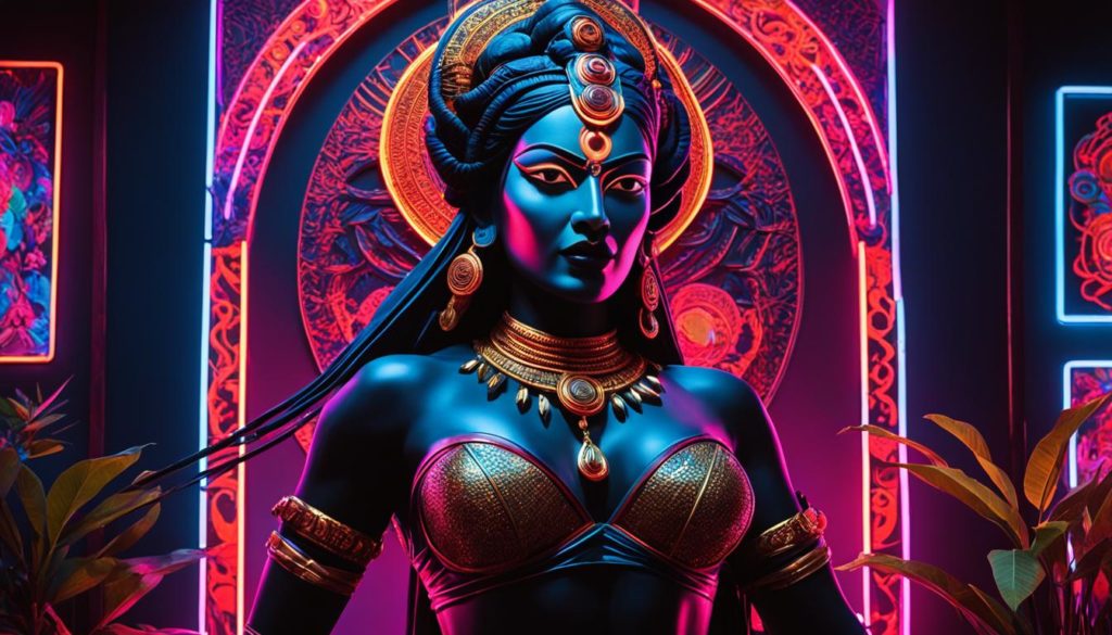 Moderne Verbindung zwischen Kali und zeitgenössischer Spiritualität