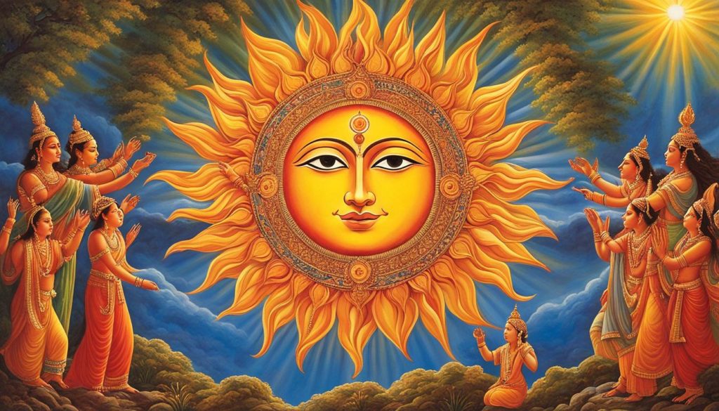 Sonnengott Verehrung im Hinduismus
