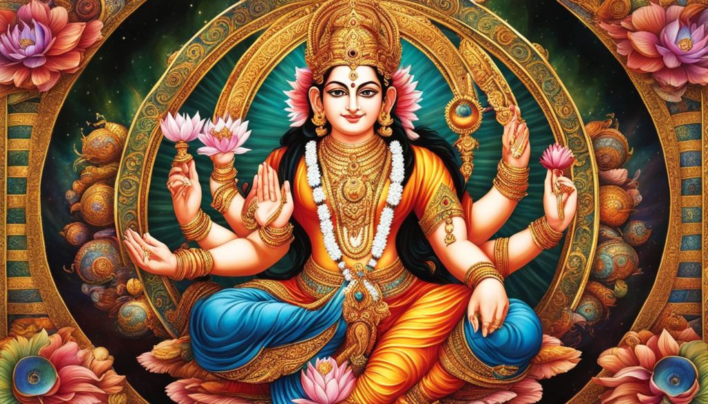 Vishnu-Verkörperung in Form des Narayana
