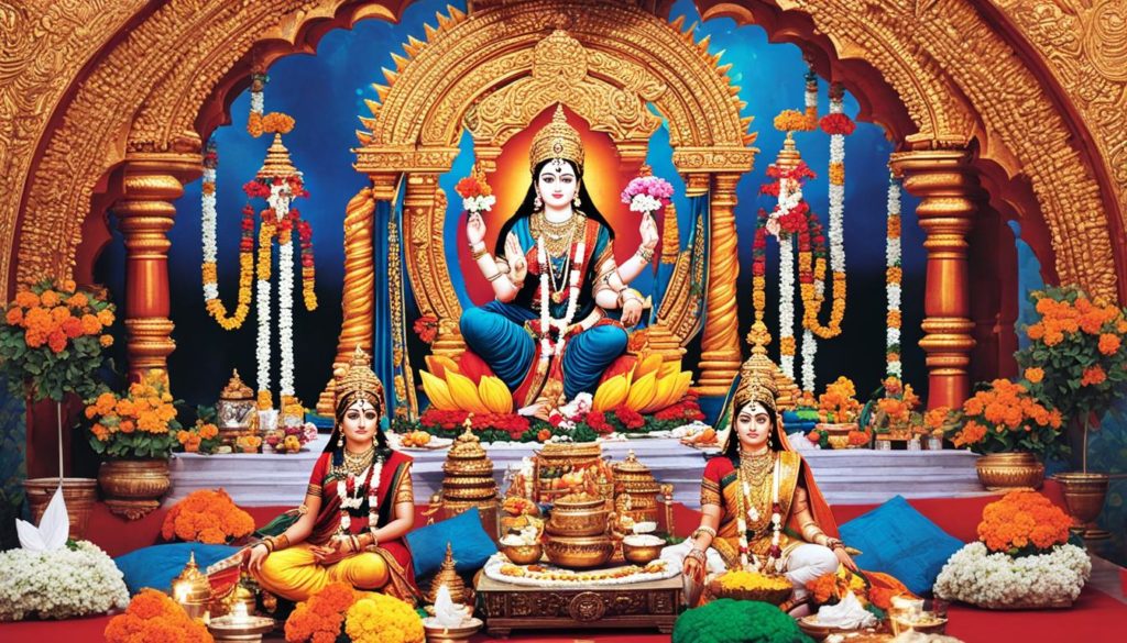 Zeitgenössische Anbetung und Parvati Traditionen