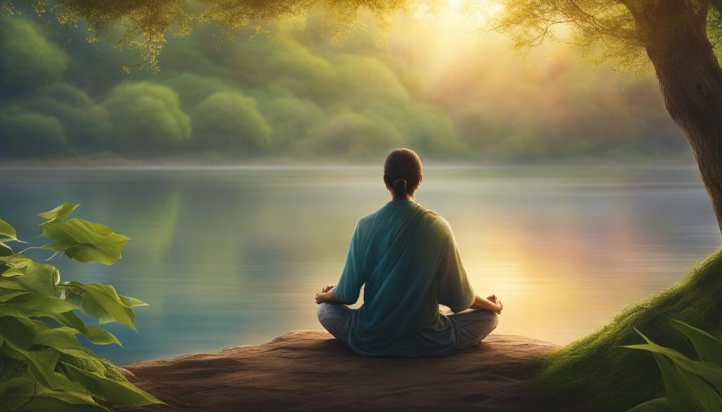 entspannende Meditation