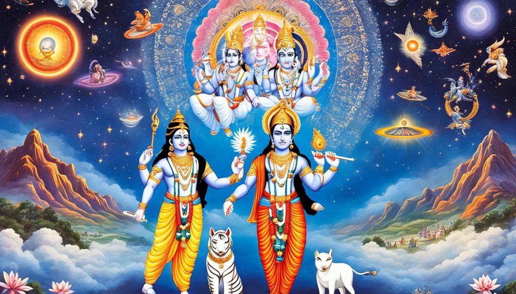 Bhagavad Gita Brahman Dialoge zwischen Krishna und Arjuna