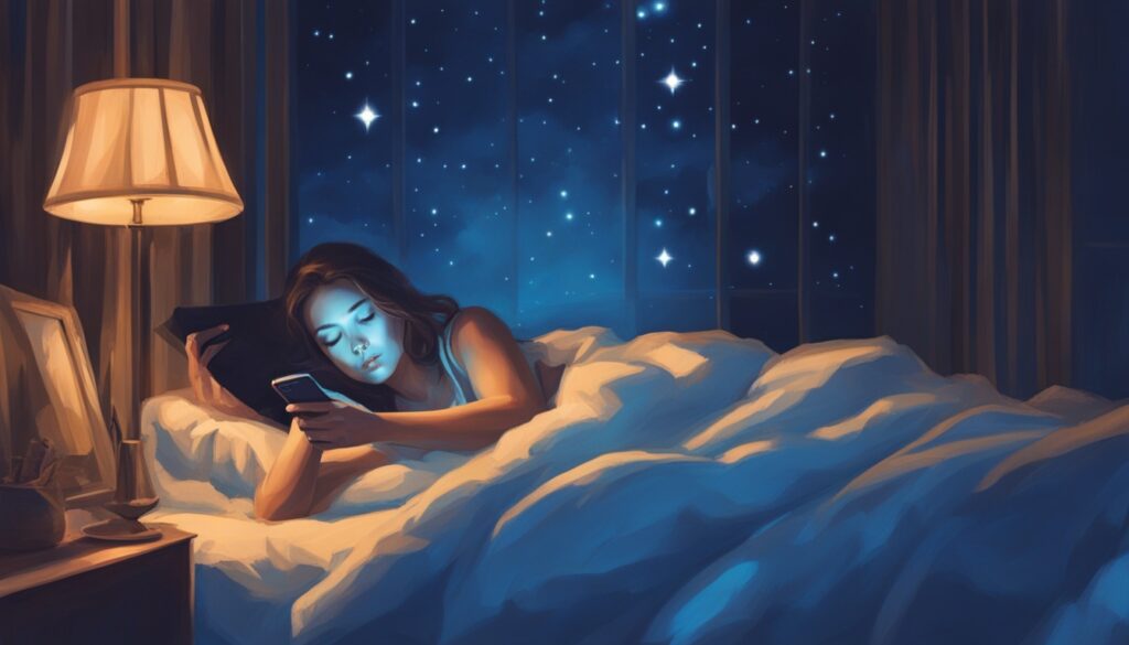 Einfluss von blauem Licht auf Schlaf